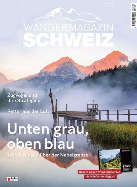 SCHWEIZ Das Wandermagazin – 03 November 2021 Cover