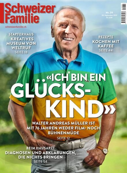 Schweizer Familie – 30. September 2021 Cover