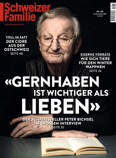 Schweizer Familie – November 2021 Cover