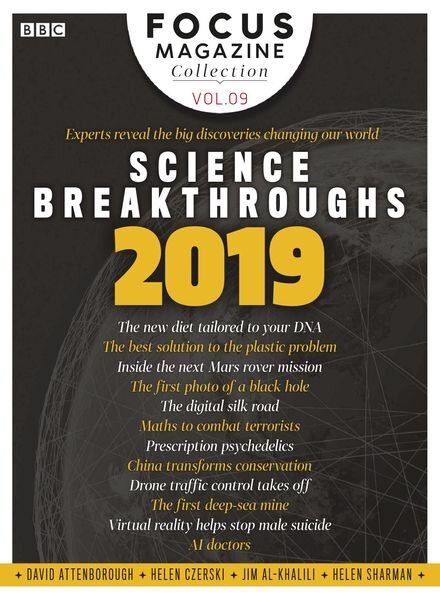 Science Breakthroughs in 2019 – November 2018 Cover