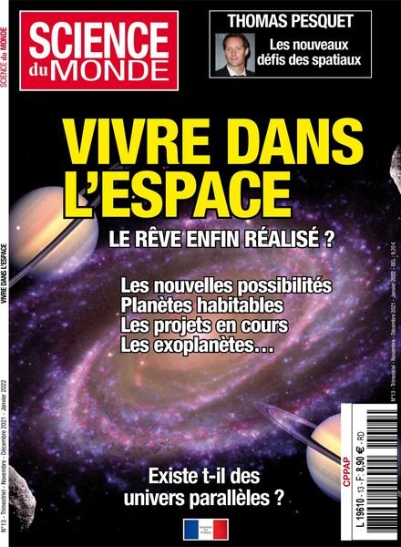 Science du Monde – Novembre 2021 – Janvier 2022 Cover