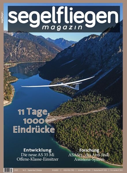 Segelfliegen – September-Oktober 2021 Cover