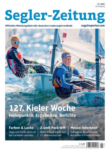 Segler-Zeitung – 20 Oktober 2021 Cover