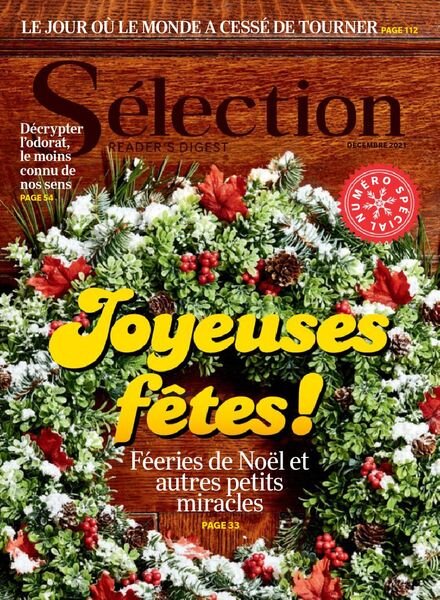 Selection du Reader’s Digest Canada – decembre 2021 Cover