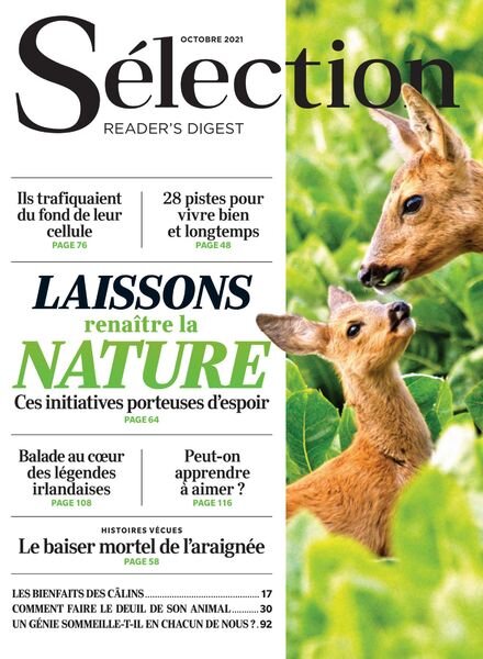 Selection Reader’s Digest France – Octobre 2021 Cover