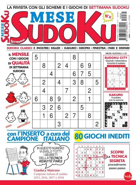Settimana Sudoku Mese – 15 ottobre 2021 Cover