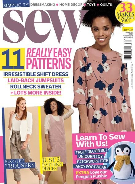 Sew – Issue 157 – December 2021 Cover