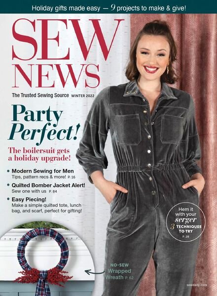 Sew News – October 2021 Cover