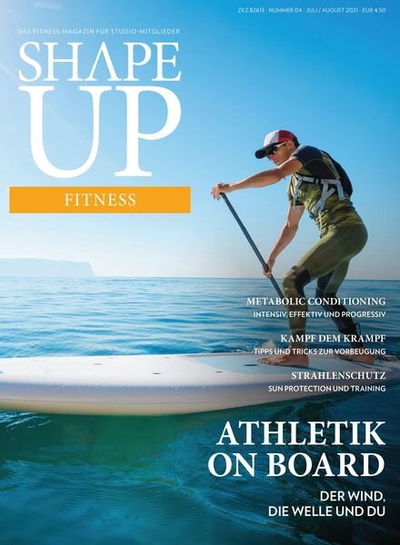 shape UP Fitness – Juli 2021 Cover
