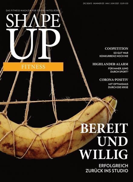 shape UP Fitness – Mai 2021 Cover