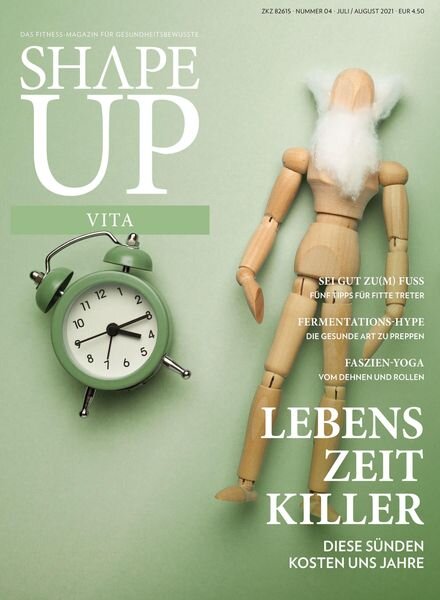 shape UP Vita – Juli 2021 Cover