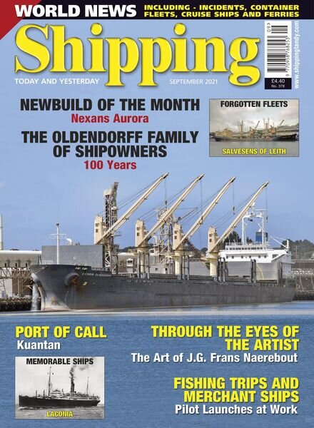 Shipping Today & Yesterday – August 2021 Cover
