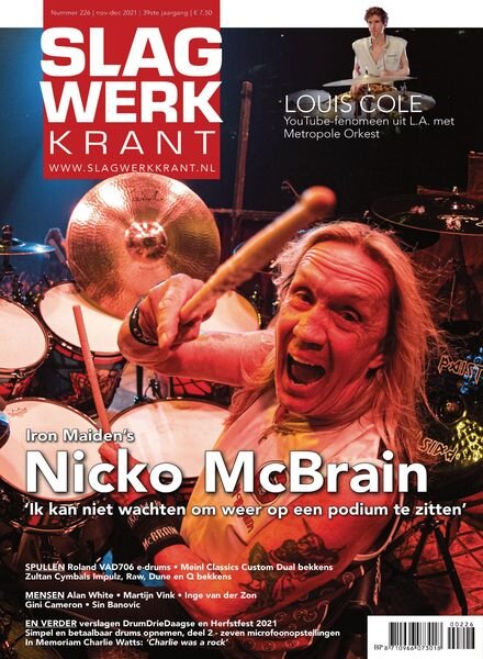 Slagwerkkrant – november 2021 Cover