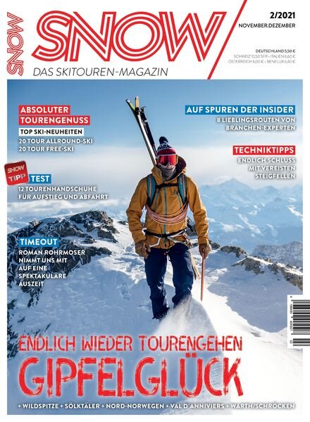 SNOW – November 2021 Cover