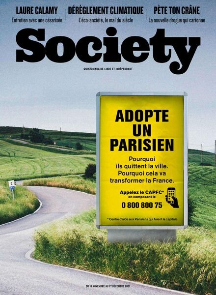 Society – 18 Novembre 2021 Cover