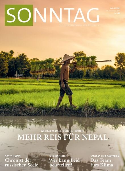 Sonntag – 18 November 2021 Cover