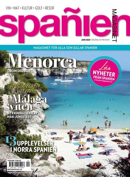 Spanien Magasinet – juni 2020 Cover