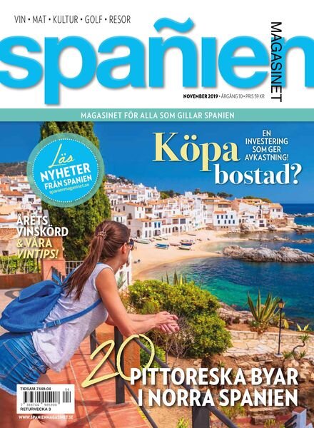 Spanien Magasinet – november 2019 Cover