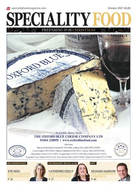 Speciality Food – October 2021 Cover
