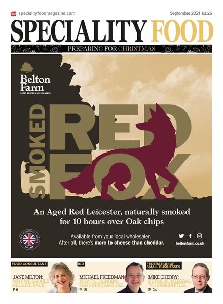Speciality Food – September 2021 Cover