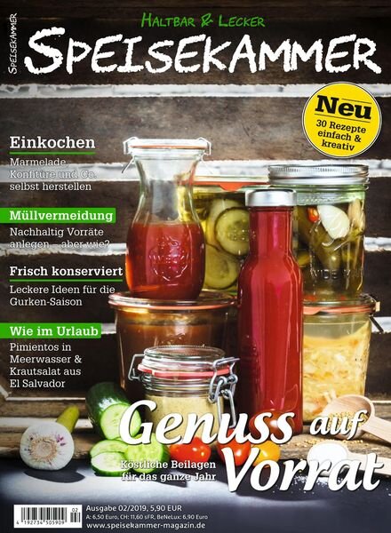 Speisekammer – 04 Juni 2019 Cover