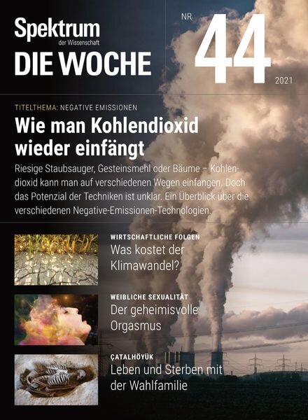Spektrum – Die Woche – 04 November 2021 Cover