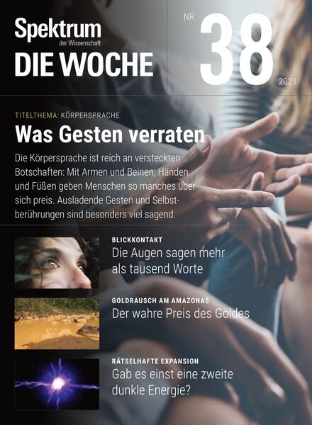 Spektrum – Die Woche – 23 September 2021 Cover