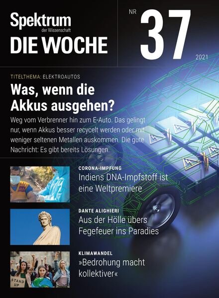 Spektrum – Die Woche – September 2021 Cover