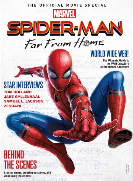 Spider Man – Far From Home – The Official Movie Special – June 2019 Cover