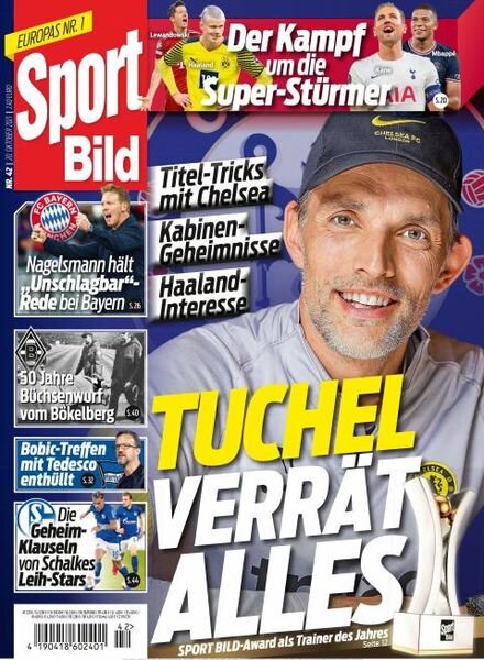 Sport Bild – 20 Oktober 2021 Cover