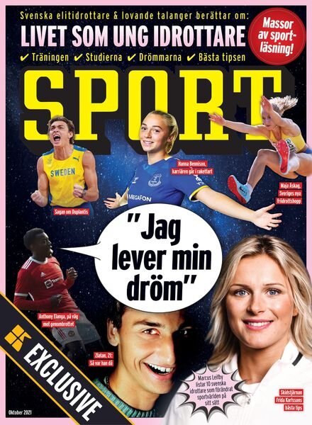 Sportbladet – oktober 2021 Cover