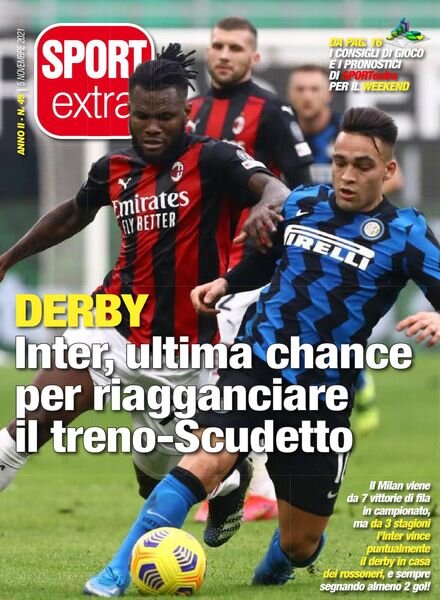 SPORTextra – 5 Novembre 2021 Cover