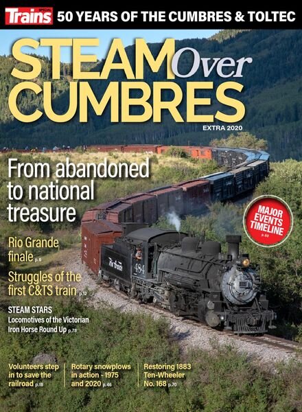 Steam Over Cumbres – May 2020 Cover