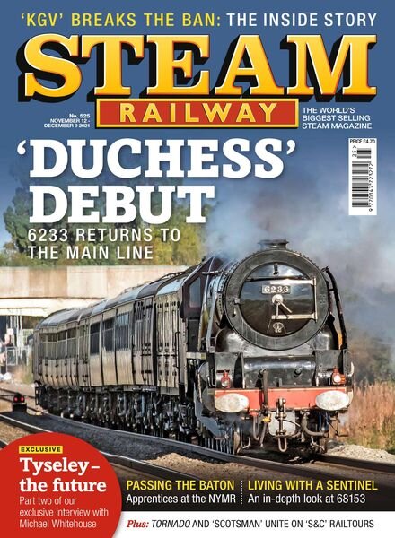 Steam Railway – November 2021 Cover