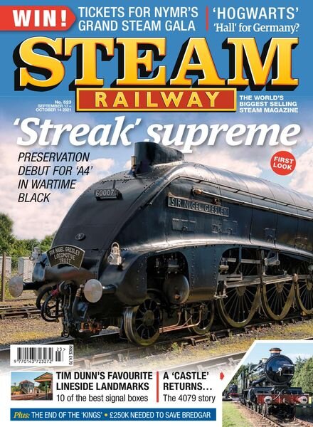 Steam Railway – September 2021 Cover