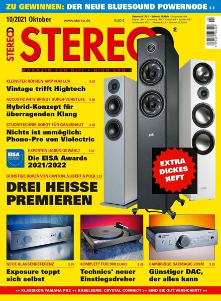 Stereo – Oktober 2021 Cover