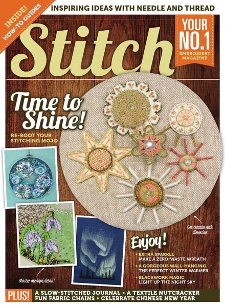 Stitch Magazine – Issue 134 – December 2021 – January 2022 Cover
