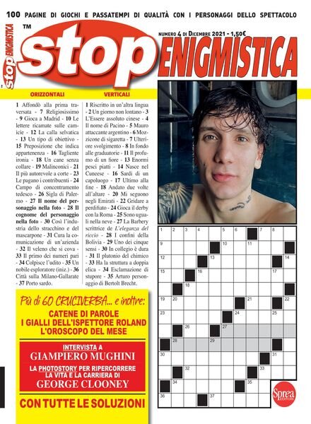 Stop Enigmistica – dicembre 2021 Cover