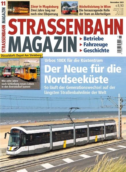 Strassenbahn Magazin – November 2021 Cover