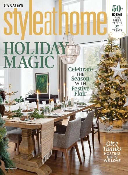 Style at Home Canada – December 2021 Cover
