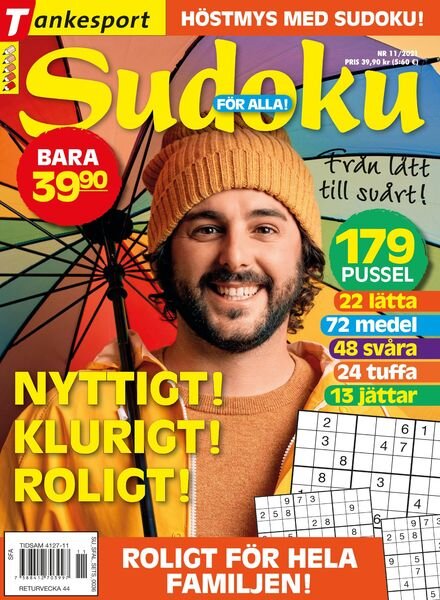 Sudoku fOr alla – 07 oktober 2021 Cover