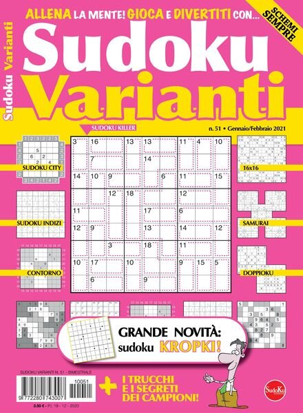 Sudoku Varianti – gennaio 2021 Cover