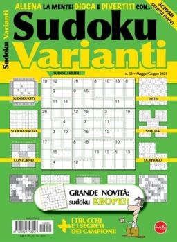 Sudoku Varianti – giugno 2021