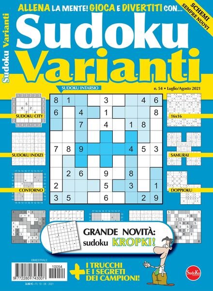 Sudoku Varianti – luglio 2021 Cover