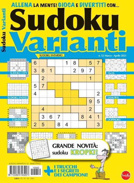 Sudoku Varianti – marzo 2021 Cover