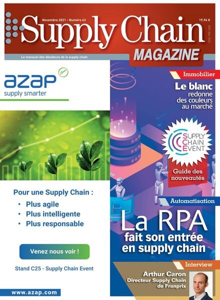 Supply Chain Magazine – Novembre 2021 Cover