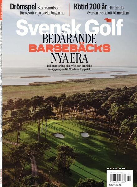 Svensk Golf – november 2021 Cover