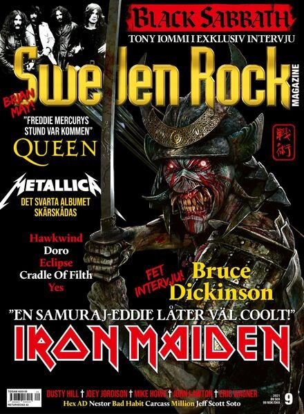 Sweden Rock Magazine – 28 september 2021 Cover