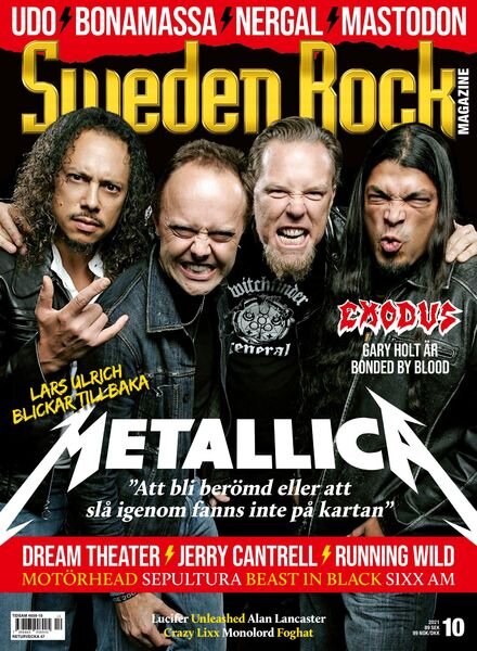 Sweden Rock Magazine – oktober 2021 Cover
