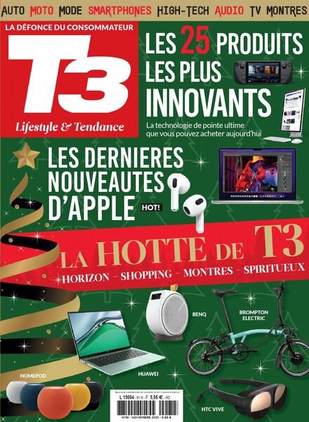 T3 France – novembre 2021 Cover